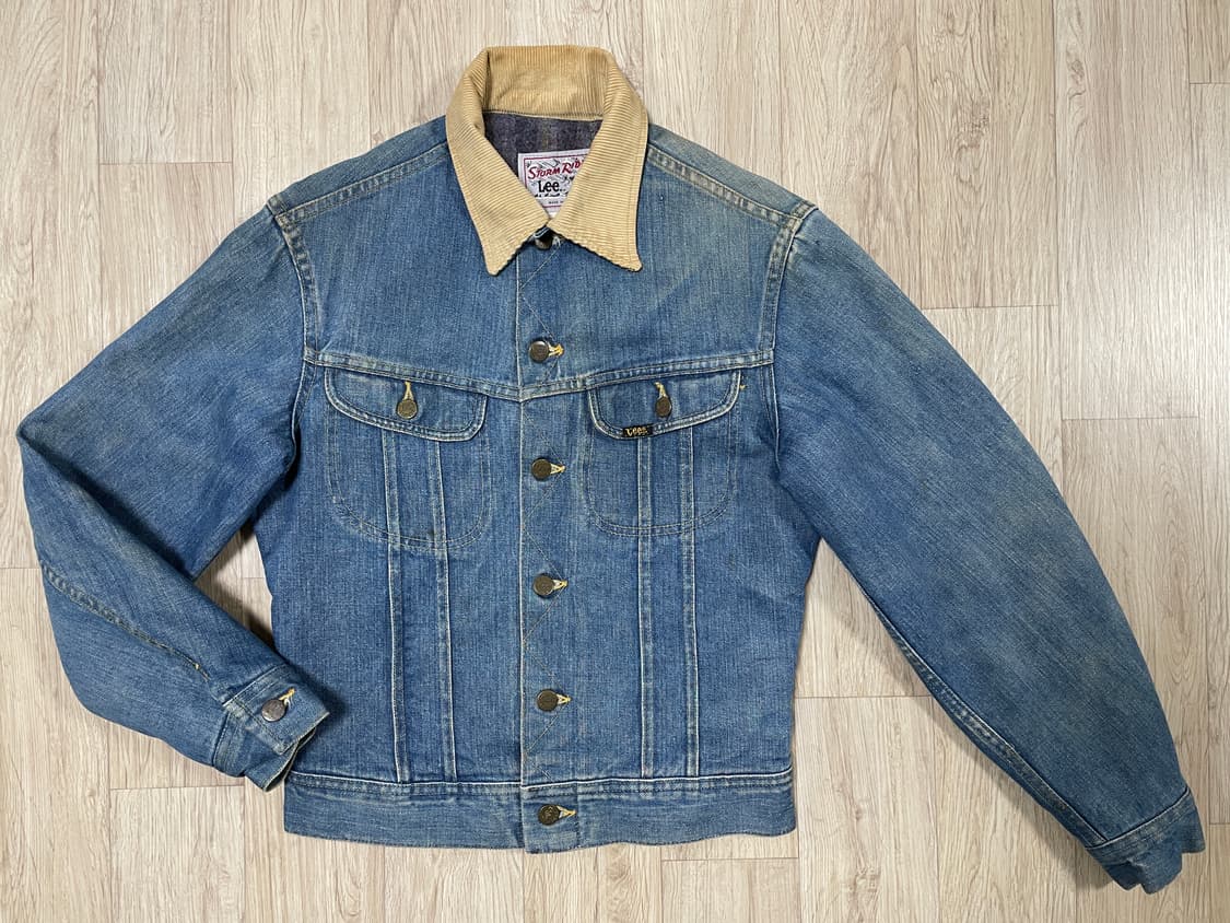 95) 70's Lee 코듀로이카라 RRL 데님자켓(미국제)LVC&폴로 상품이미지1