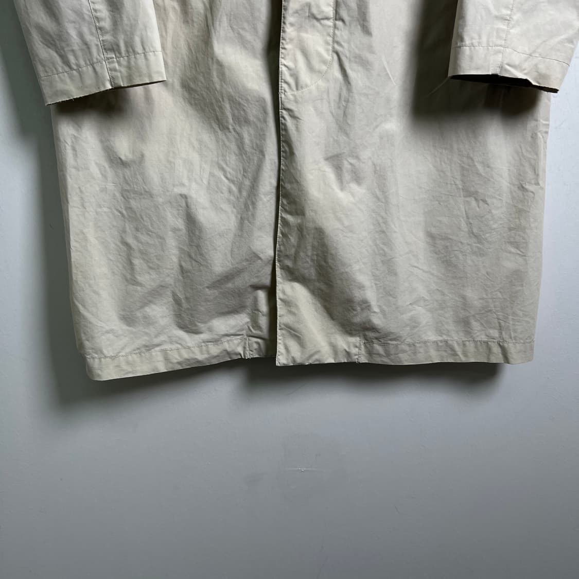 랄프로렌 베이지 히든 버튼 트렌치코트 S 상품이미지5