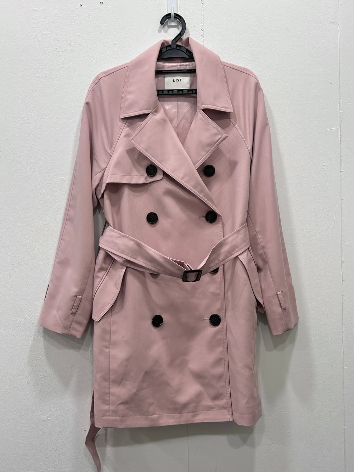 리스트 LIST 연핑크 트렌치코트 55 상품이미지3