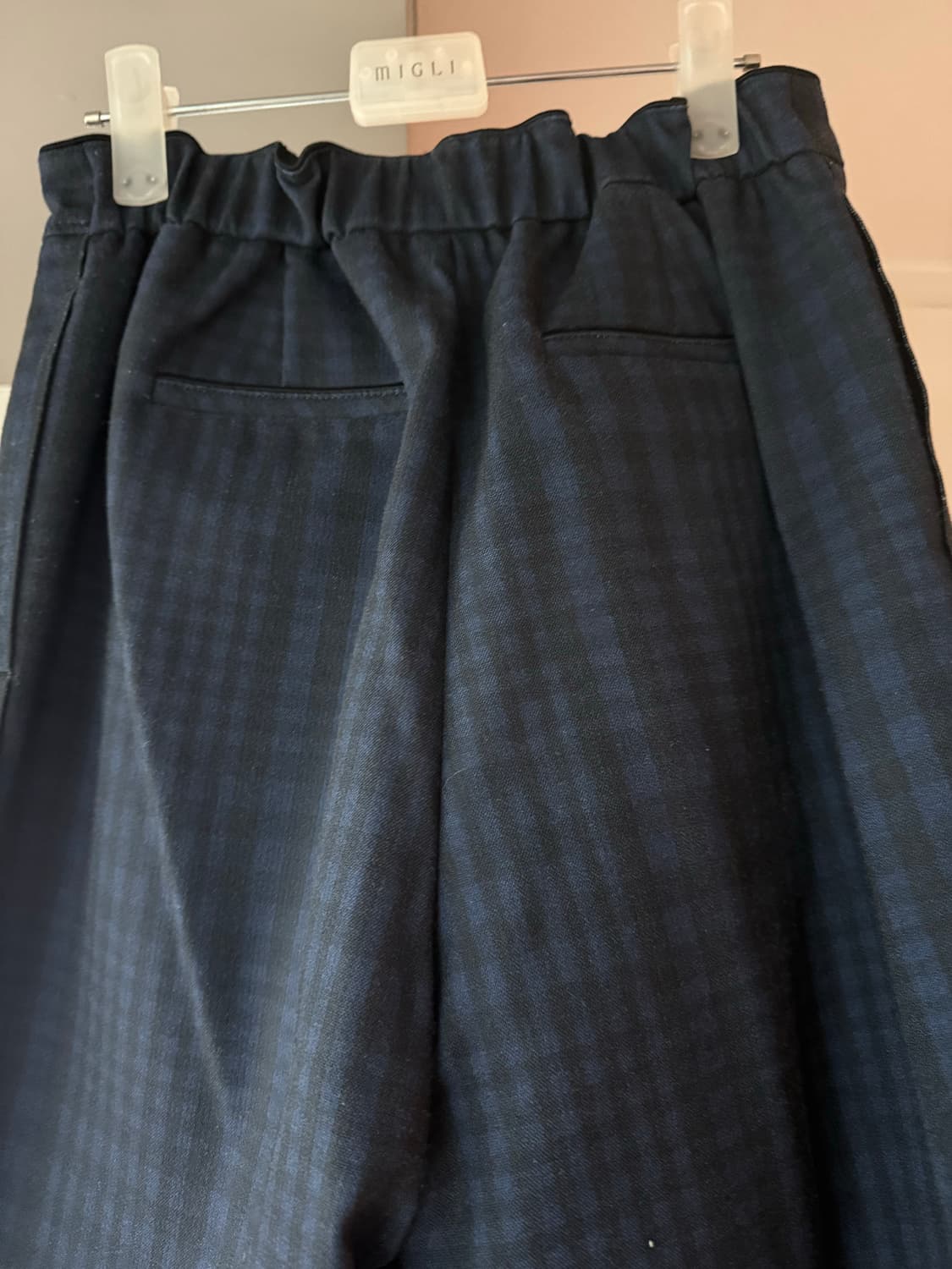 여성 체크 팬츠 (타임 st) 상품이미지3