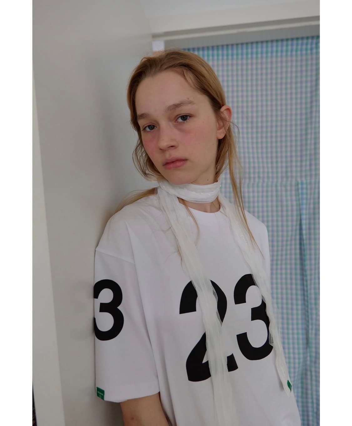 노컨텐츠 lace scarf_white 상품이미지2