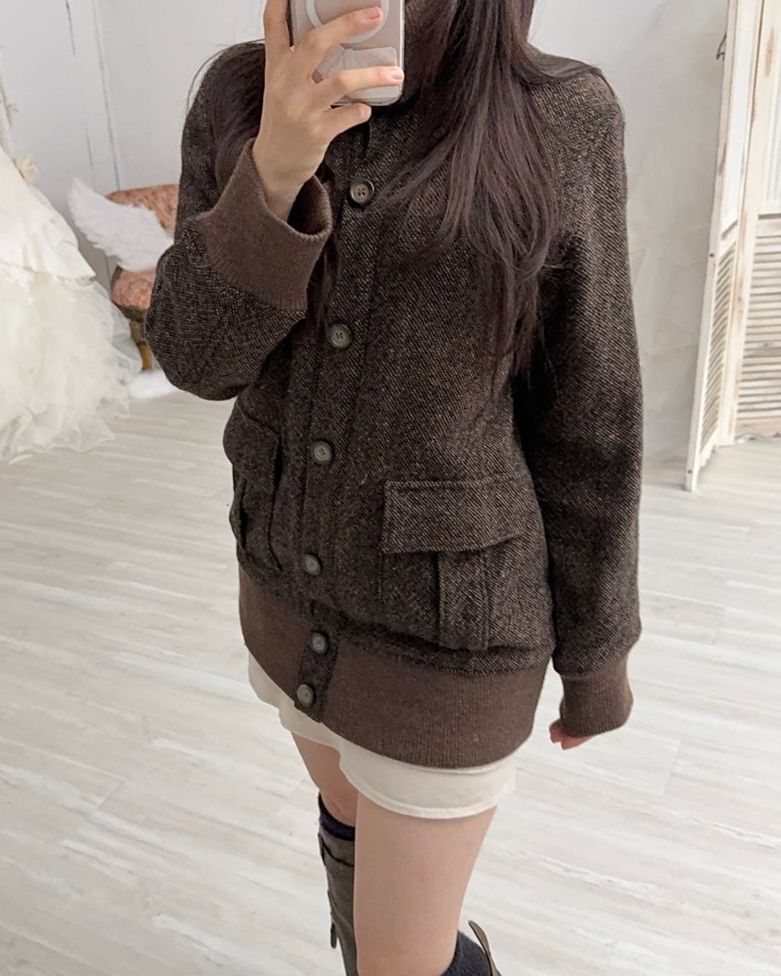 Brown wool jacket  상품이미지6