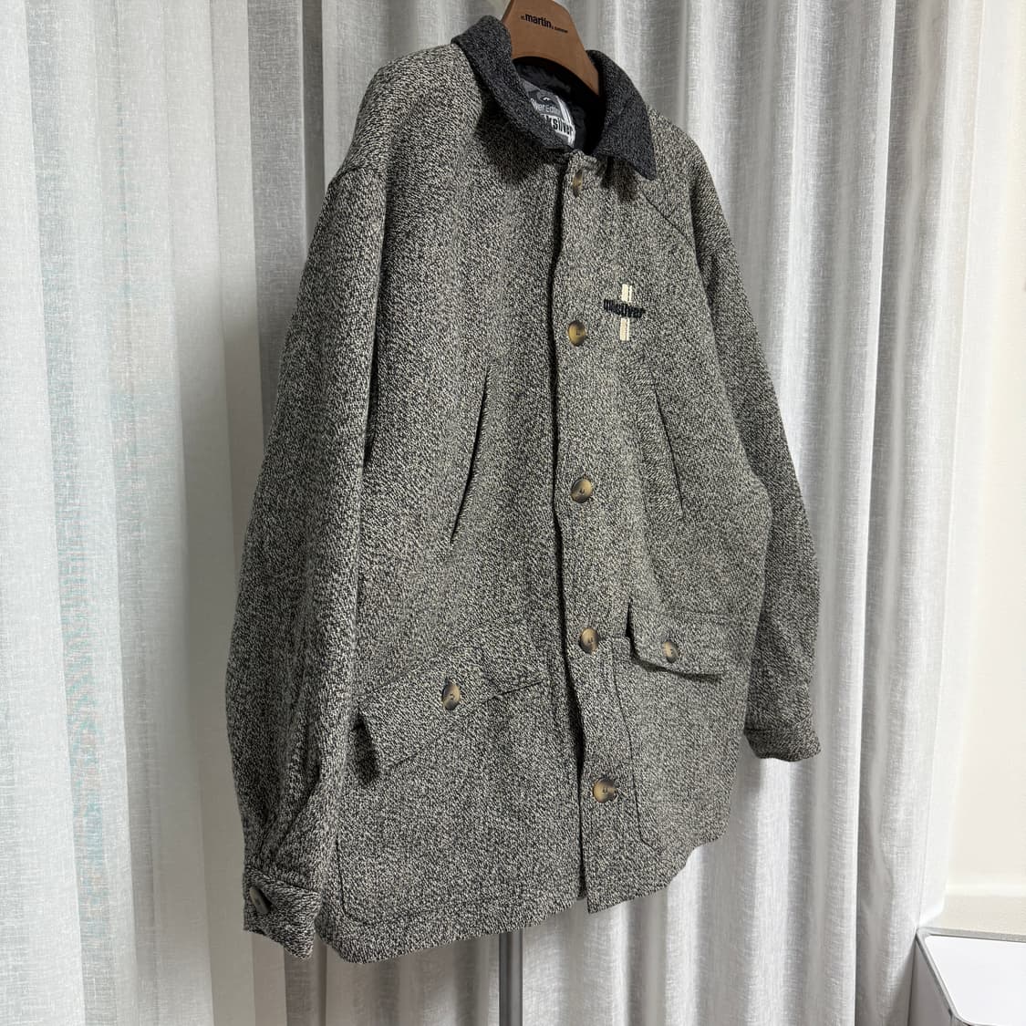 Quiksilver 퀵실버 빈티지 배색 울자켓 상품이미지3