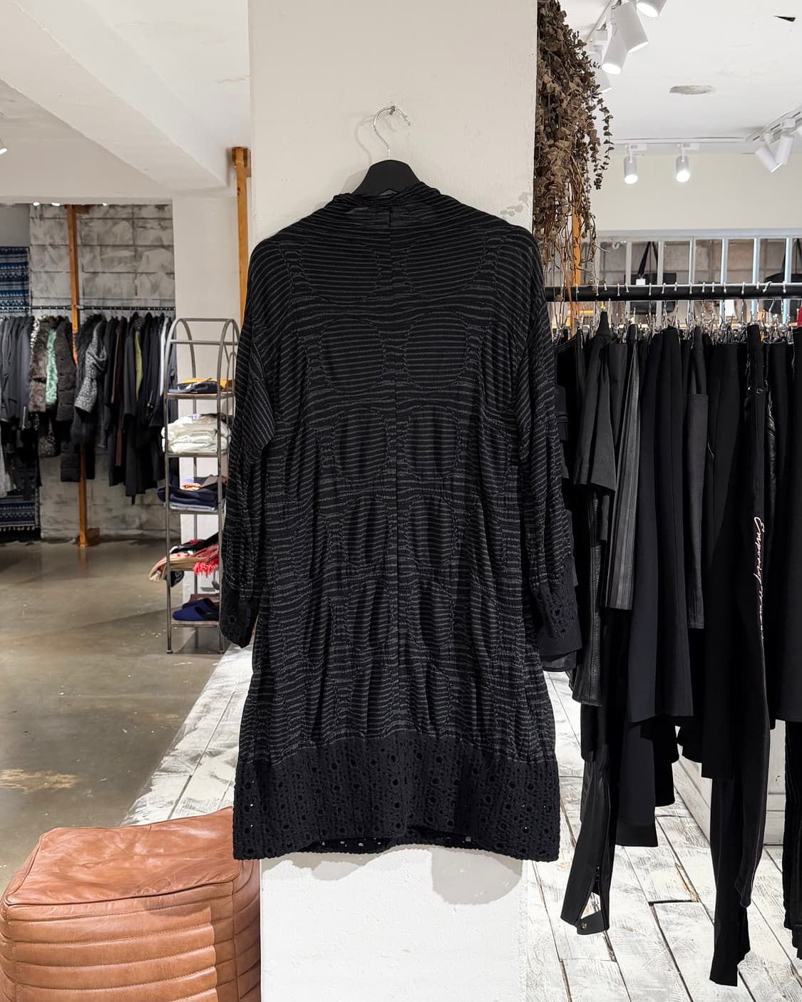 이세이 미야케 하트 차콜 하이넥 니트 원피스 상품이미지6