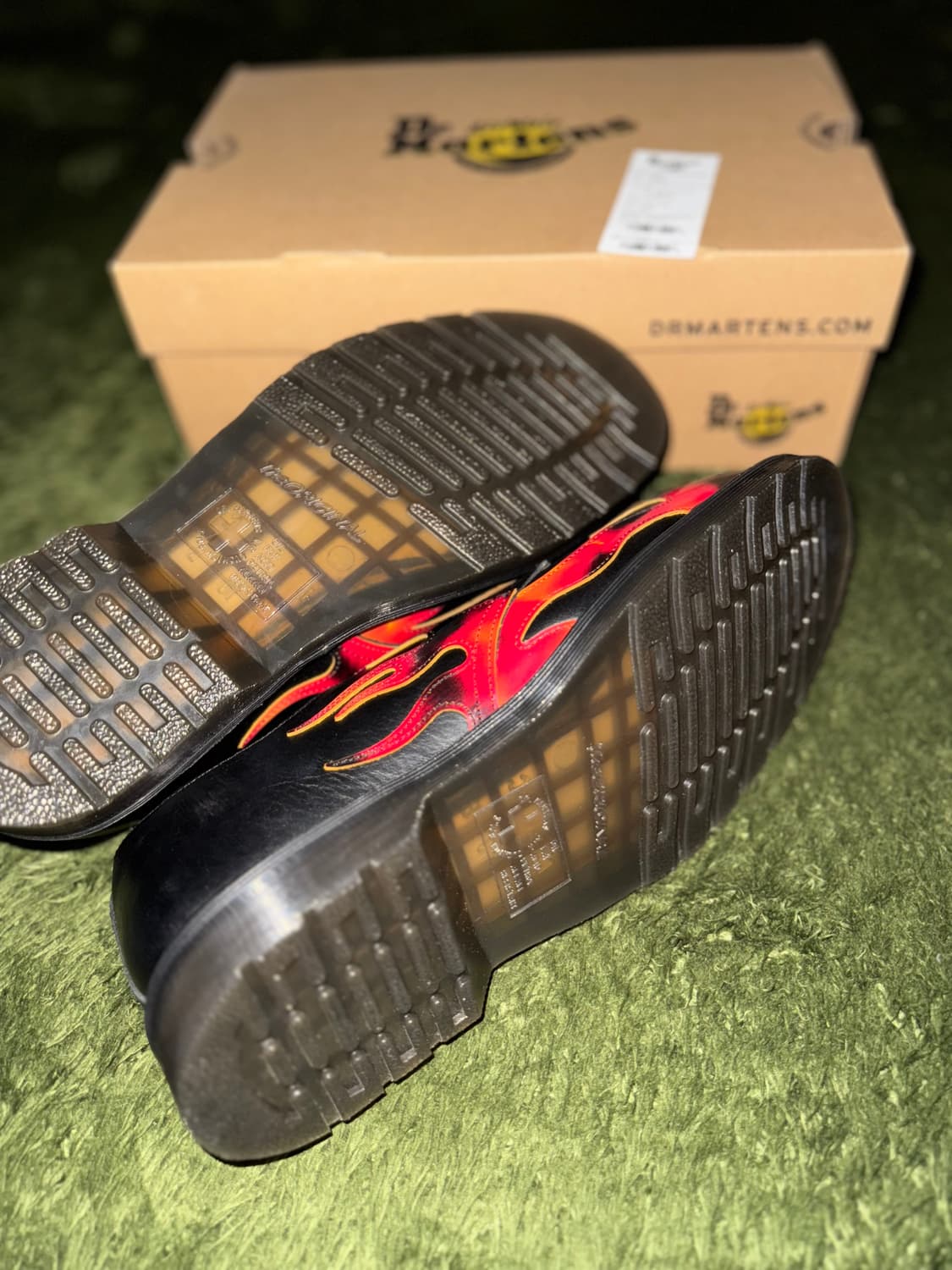 [290] 닥터마틴 1461 플레임 그래픽 블랙 상품이미지7