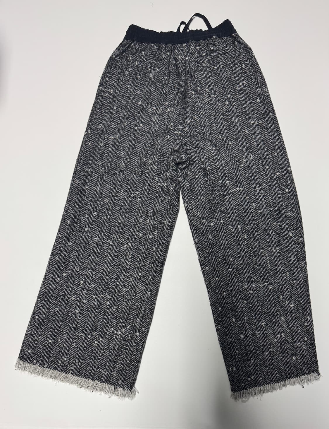 여성 디올 Dior 커스텀 트레이닝 헤링본 밴딩 와이드 팬츠 상품이미지2