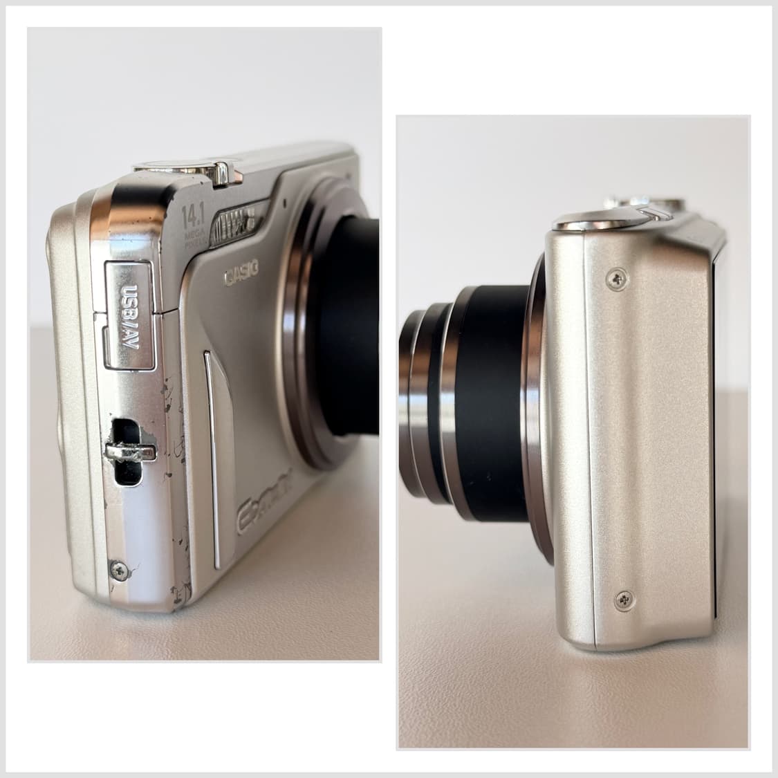 🎀츄 디카 풀셋🎀CASIO 카시오 EX-H15 실버 빈티지디카 상품이미지7