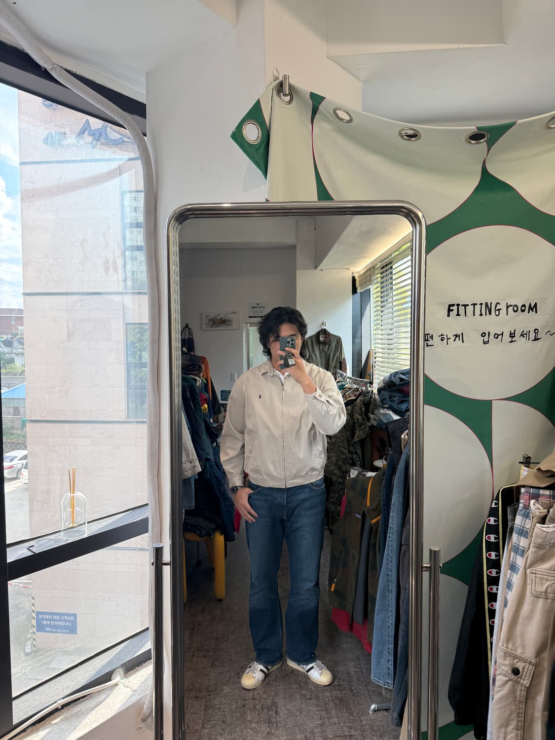 폴로 랄프로렌 스윙탑 베이지 L 상품이미지6