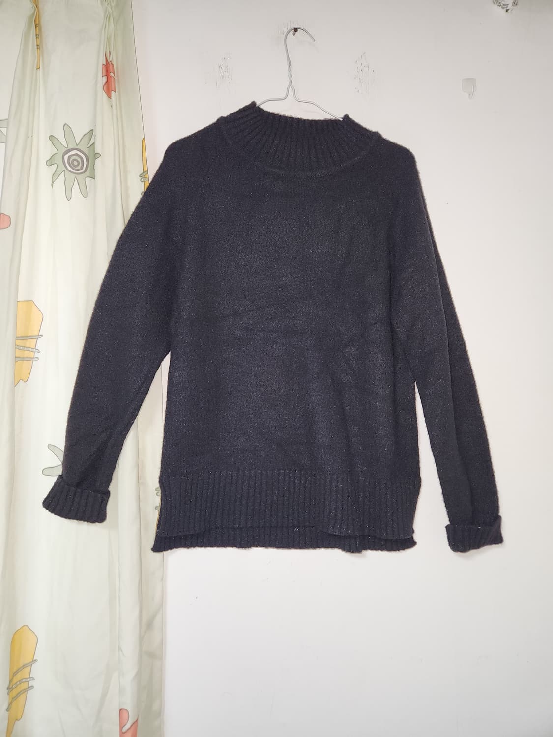 지오송지오 여성 모크넥 니트 스웨터 블랙55 상품이미지1