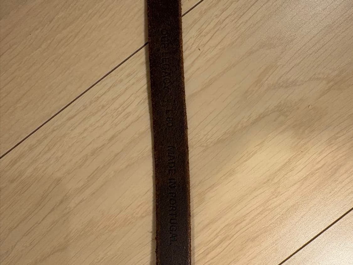 아워레가시 벨트 2cm 레더 브라운 상품이미지6