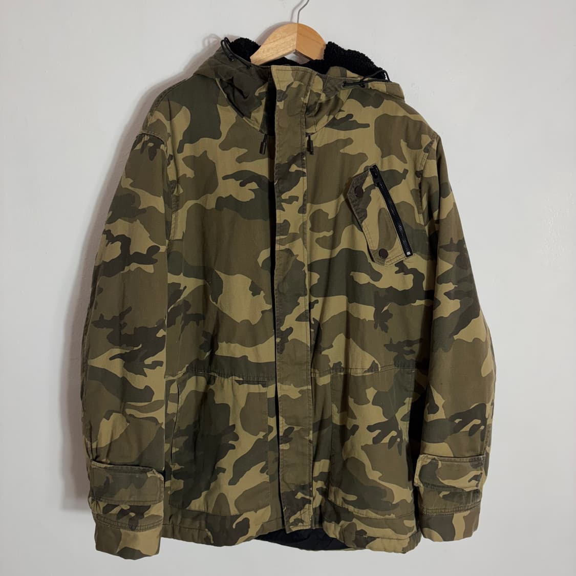 자라 카모 밀리터리 후드 자켓(XL) 상품이미지1