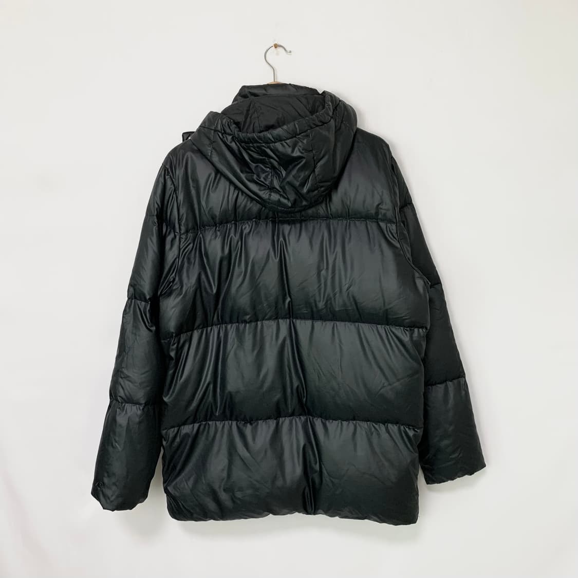 나이키 투웨이 지퍼 미디 패딩 블랙 XL 빈티지 남녀공용 상품이미지8