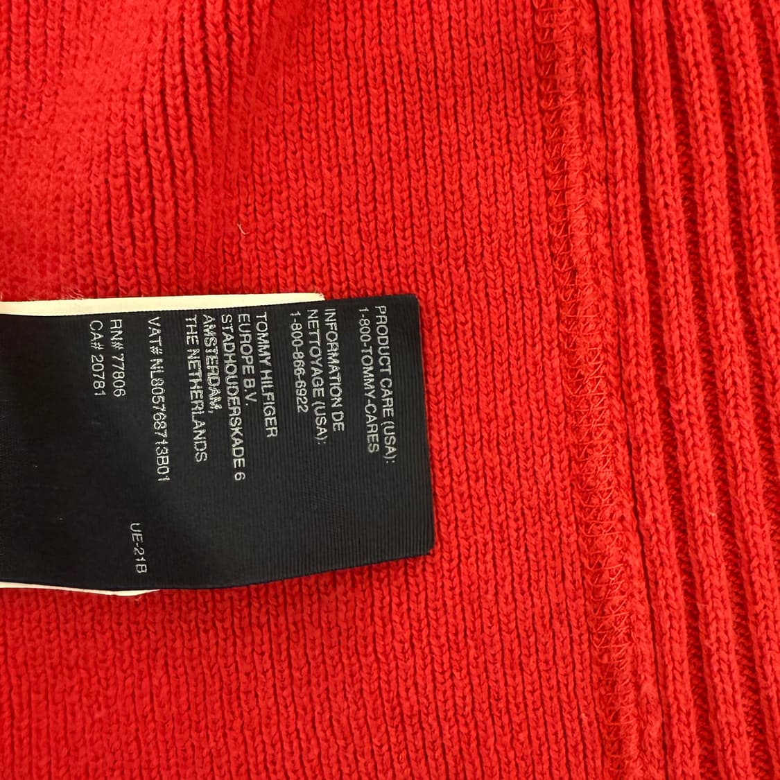 가격제안환영 급처 쿨거시네고)정품) 타미힐피거 니트집업 골지 타미 S 상품이미지7