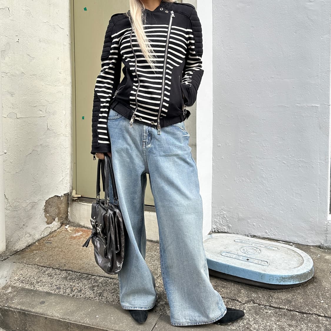 2014 발망 스트라이프 라이더 자켓 상품이미지6