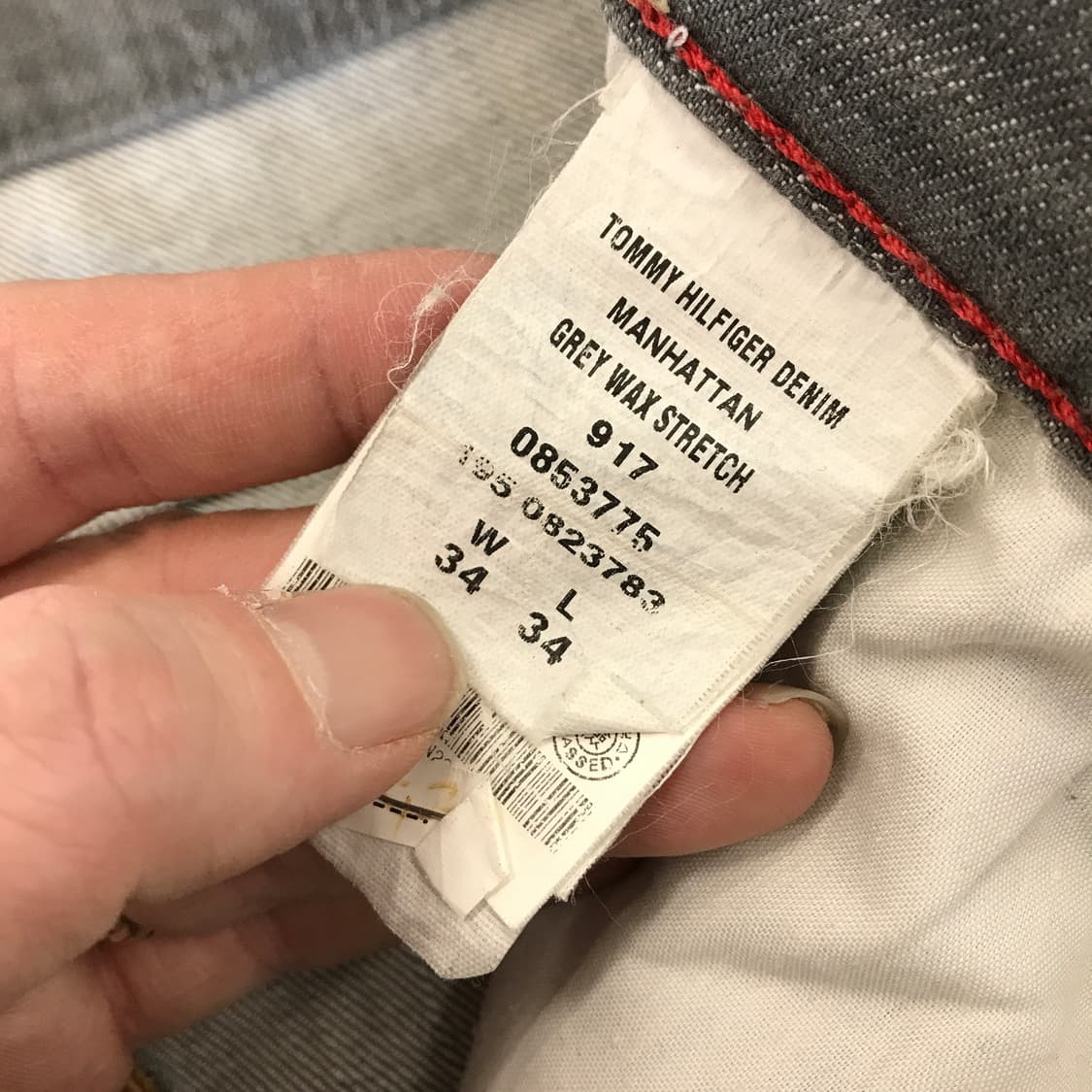 타미힐피거 그레이 스트레이트데님 [34인치] 상품이미지6