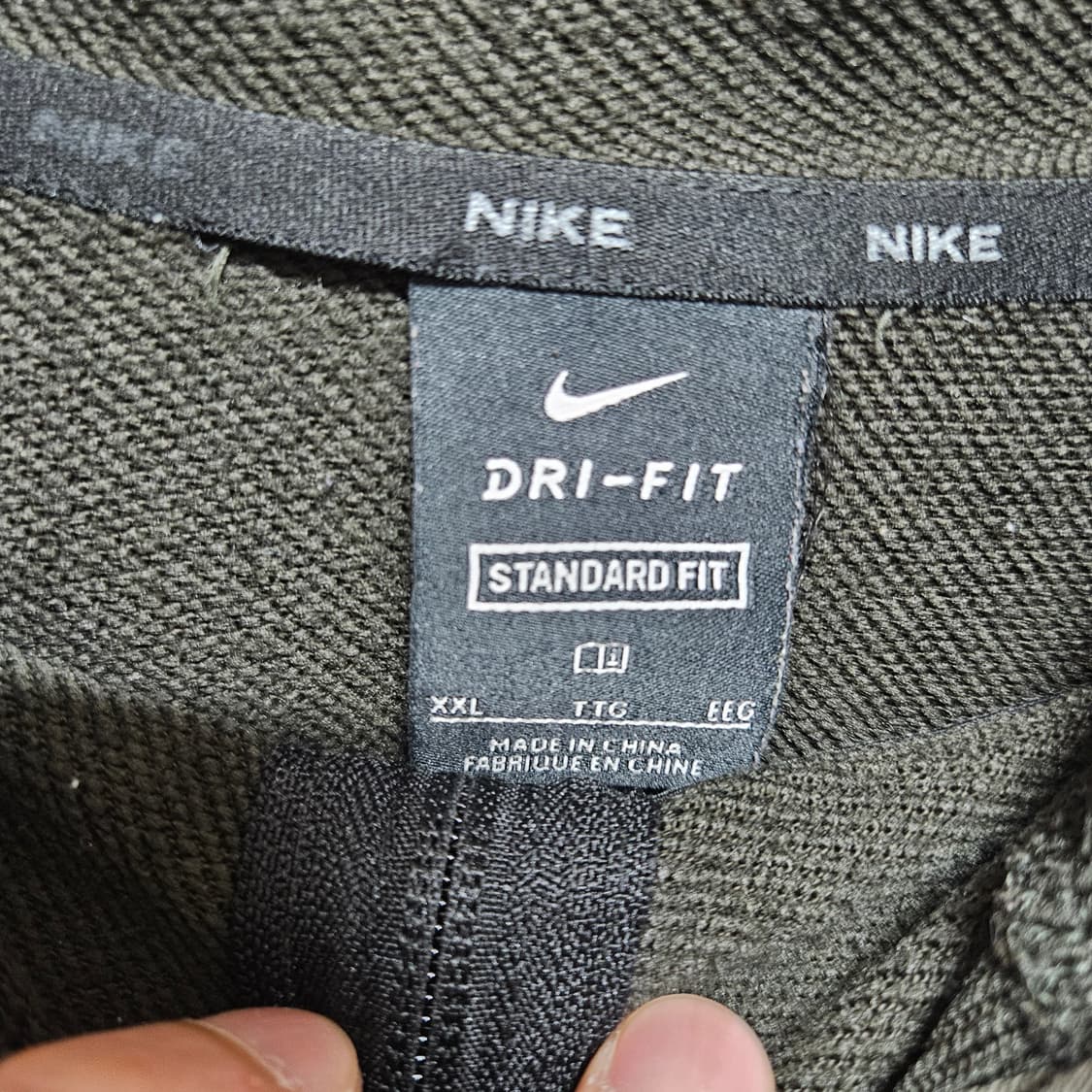 2XL 나이키 드라이핏 카모 후드집업 상품이미지3