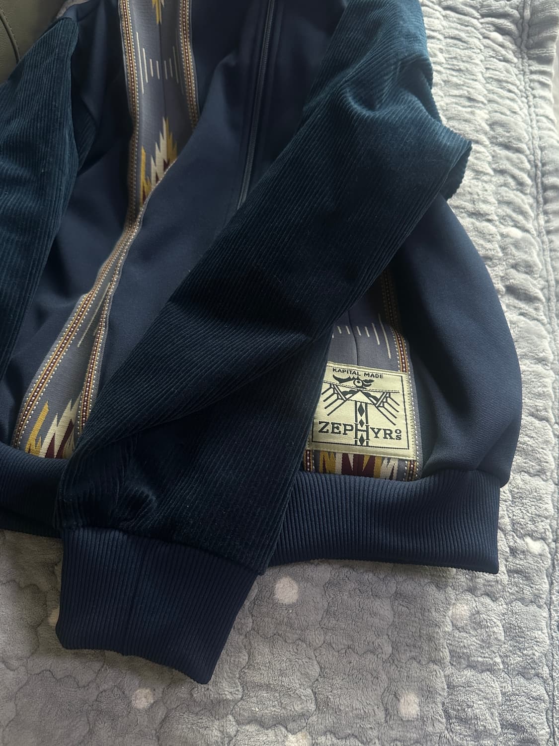 캐피탈 스무스 저지 코치 & 제피르 트랙 자켓 네이비 3사이즈 상품이미지4