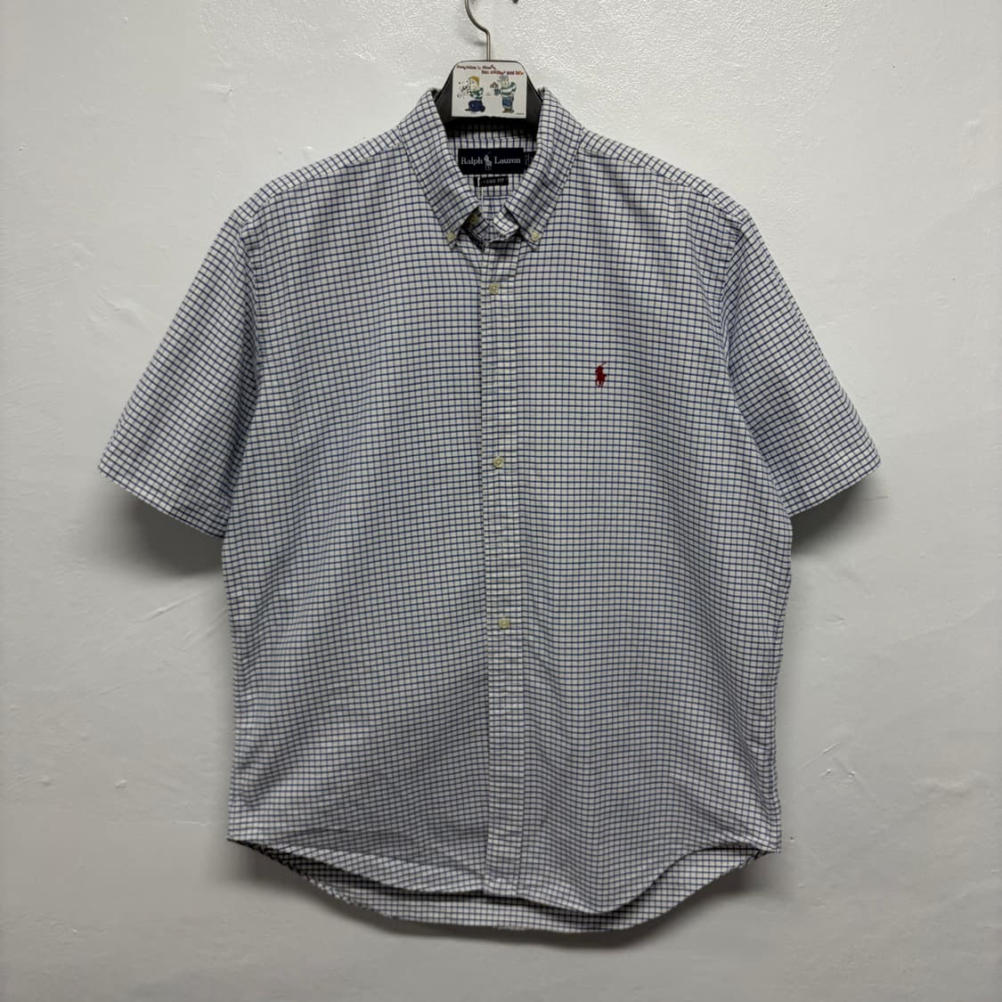 폴로 랄프로렌 체크 반팔 셔츠 상품이미지1