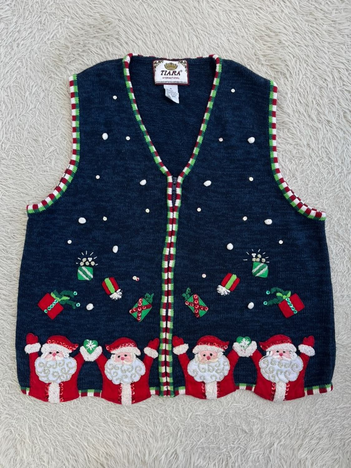 크리스마스 니트 조끼/#2824 상품이미지1