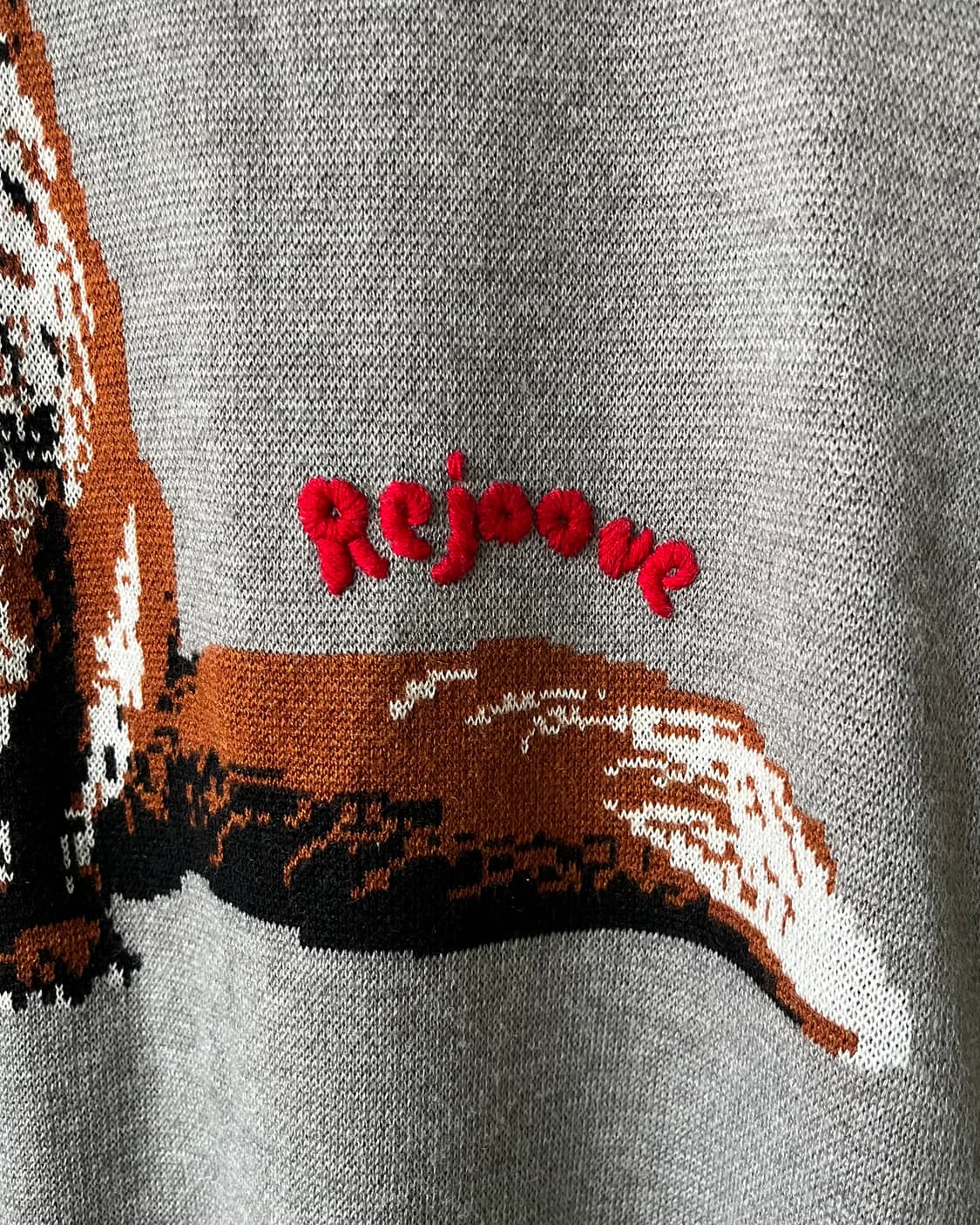 Rejoove by Noriko Maeda Fox Print Knit 상품이미지5