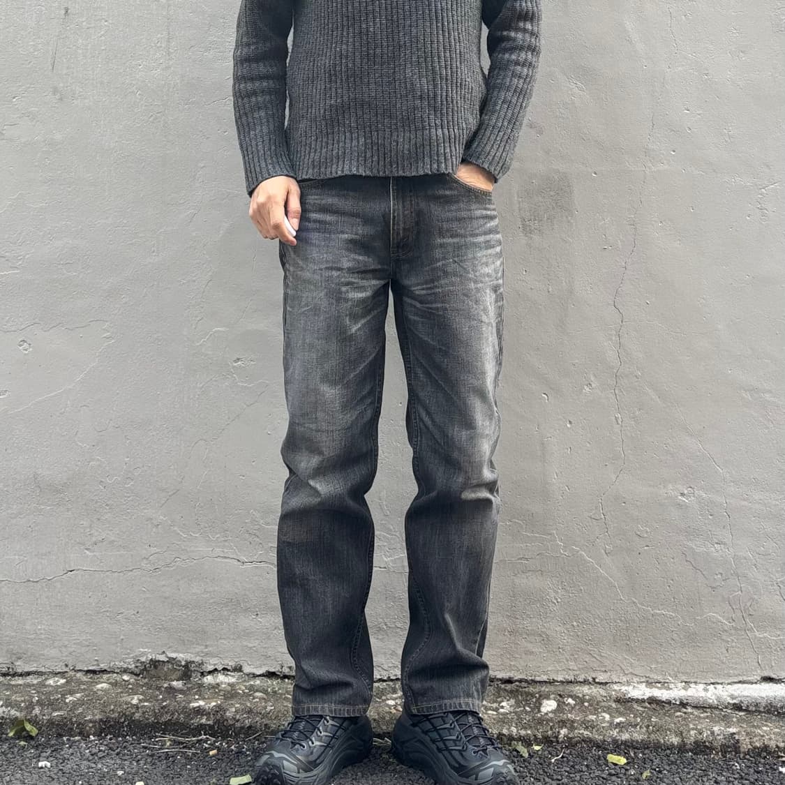 00년대 일본 리바이스 502 블랙 상품이미지2