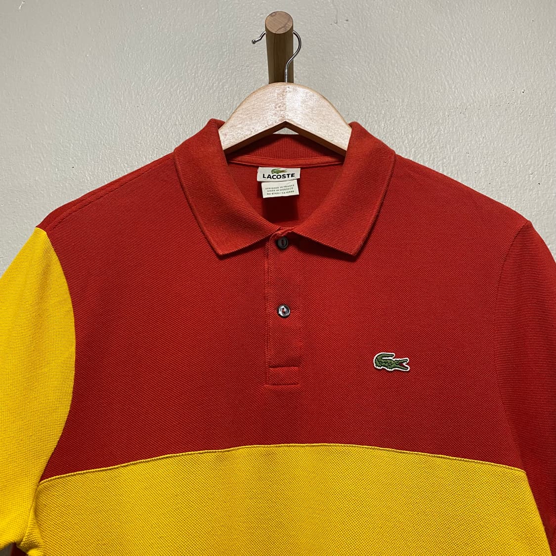 라코스테 배색 디자인 로고 카라티 상품이미지3