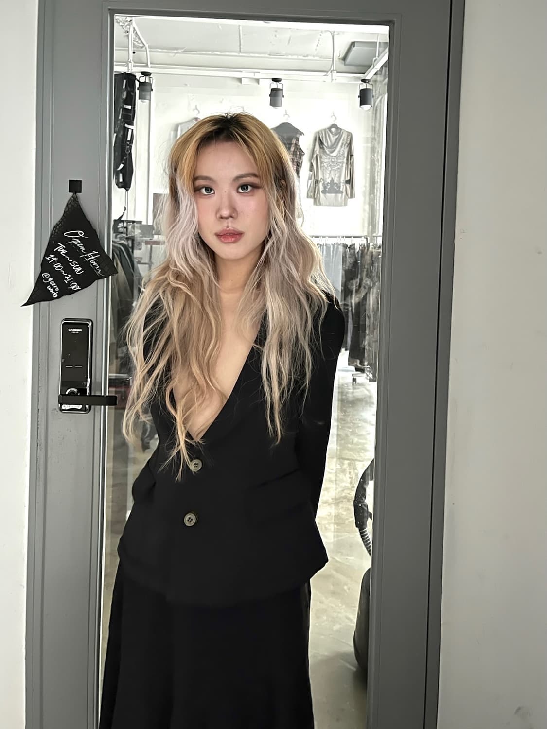 꼼데가르송 04‘s 아카이브 롱 라펠 블레이저 상품이미지10