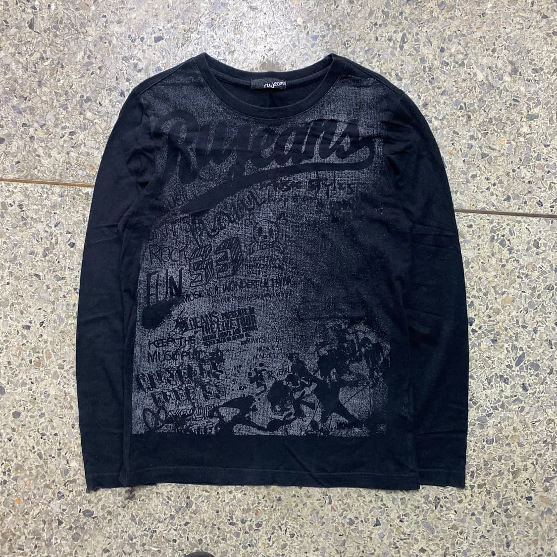 lettering punk long sleeve 상품이미지2