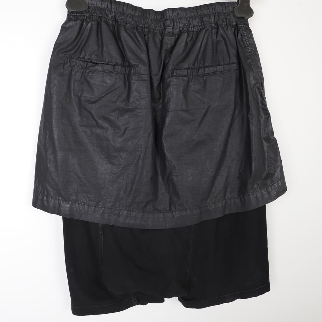 XS / Rick Owens 릭오웬스 왁스 스커트 쇼츠 상품이미지5