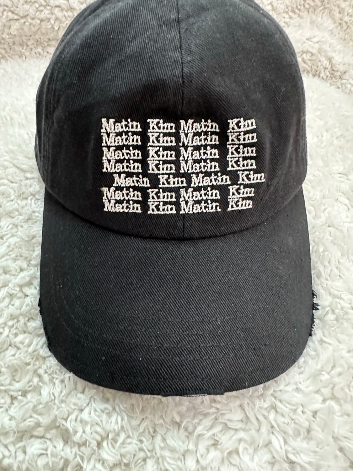 마땡킴 스펠링 볼캡 상품이미지2