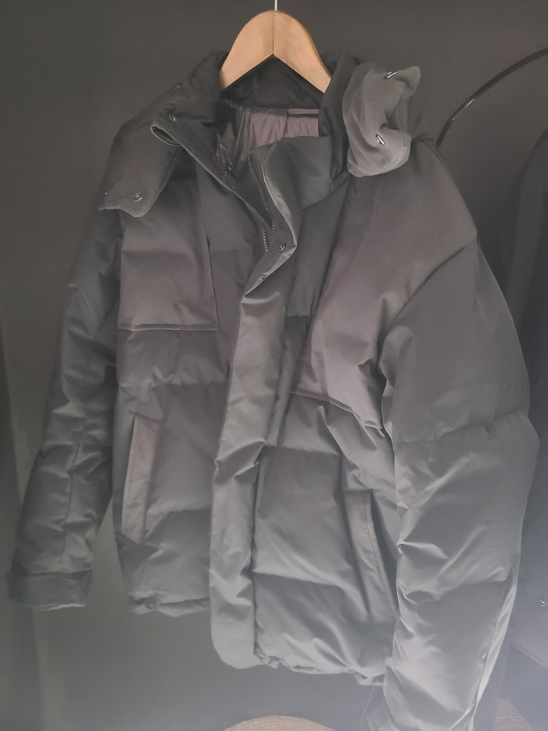 유니 질샌더 패딩 블랙 XL 상품이미지1