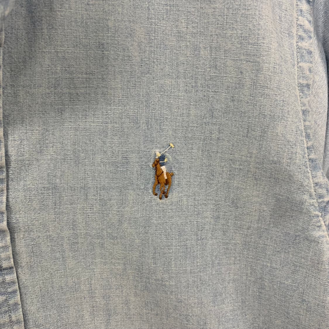 폴로 랄프로렌 신형 데님 샴브레이 셔츠 상품이미지4