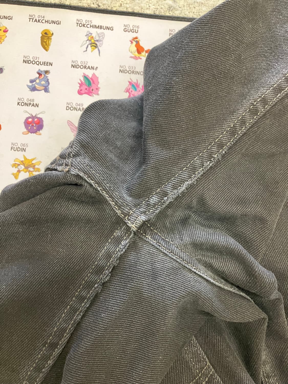 N8 리바이스 505 블랙 데님팬츠 청바지 상품이미지10