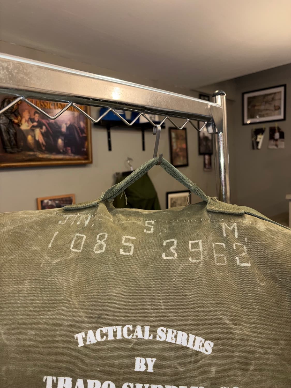 60-70‘s US Army stencil duffle bag 상품이미지6