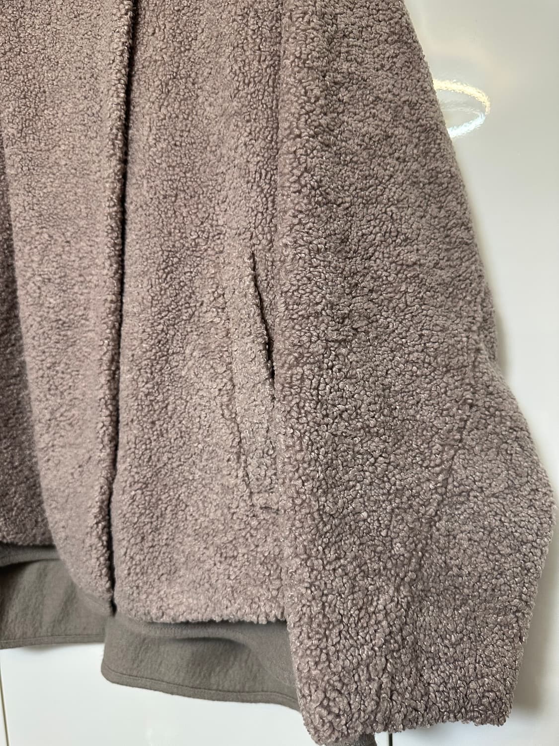 한섬타임 프리미엄 부클레 울100자켓점퍼 상품이미지1