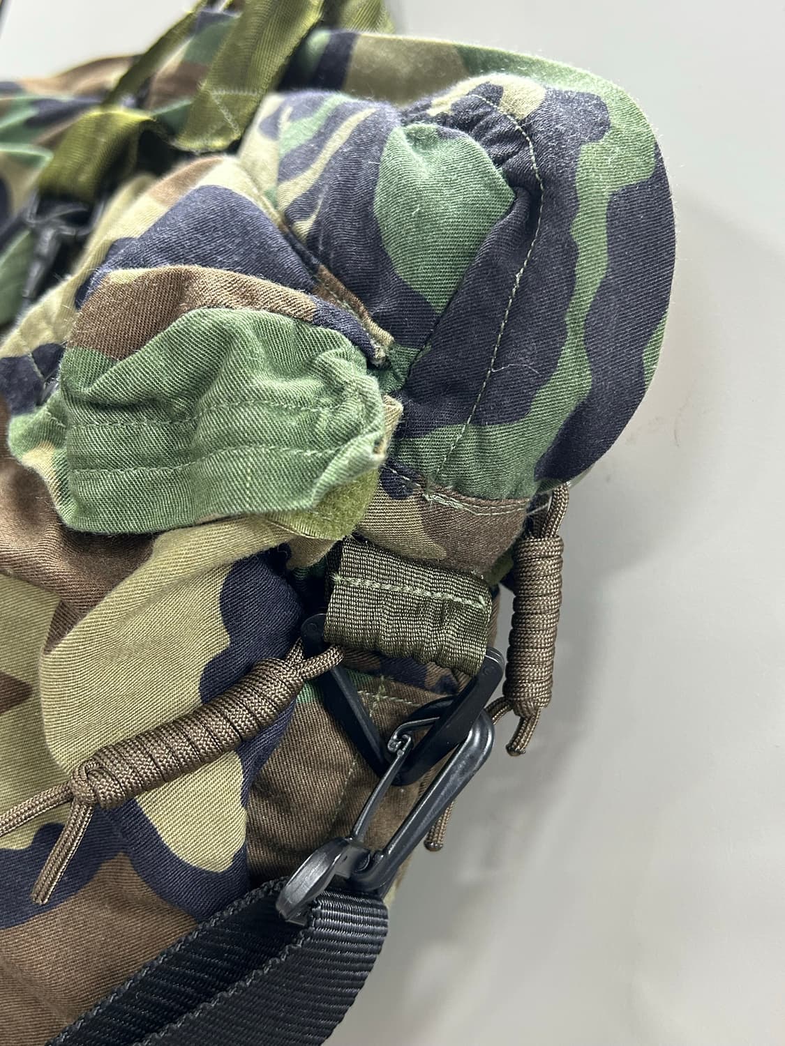 90s Us Army HGU-56/P Woodland Helmet Bag 상품이미지4