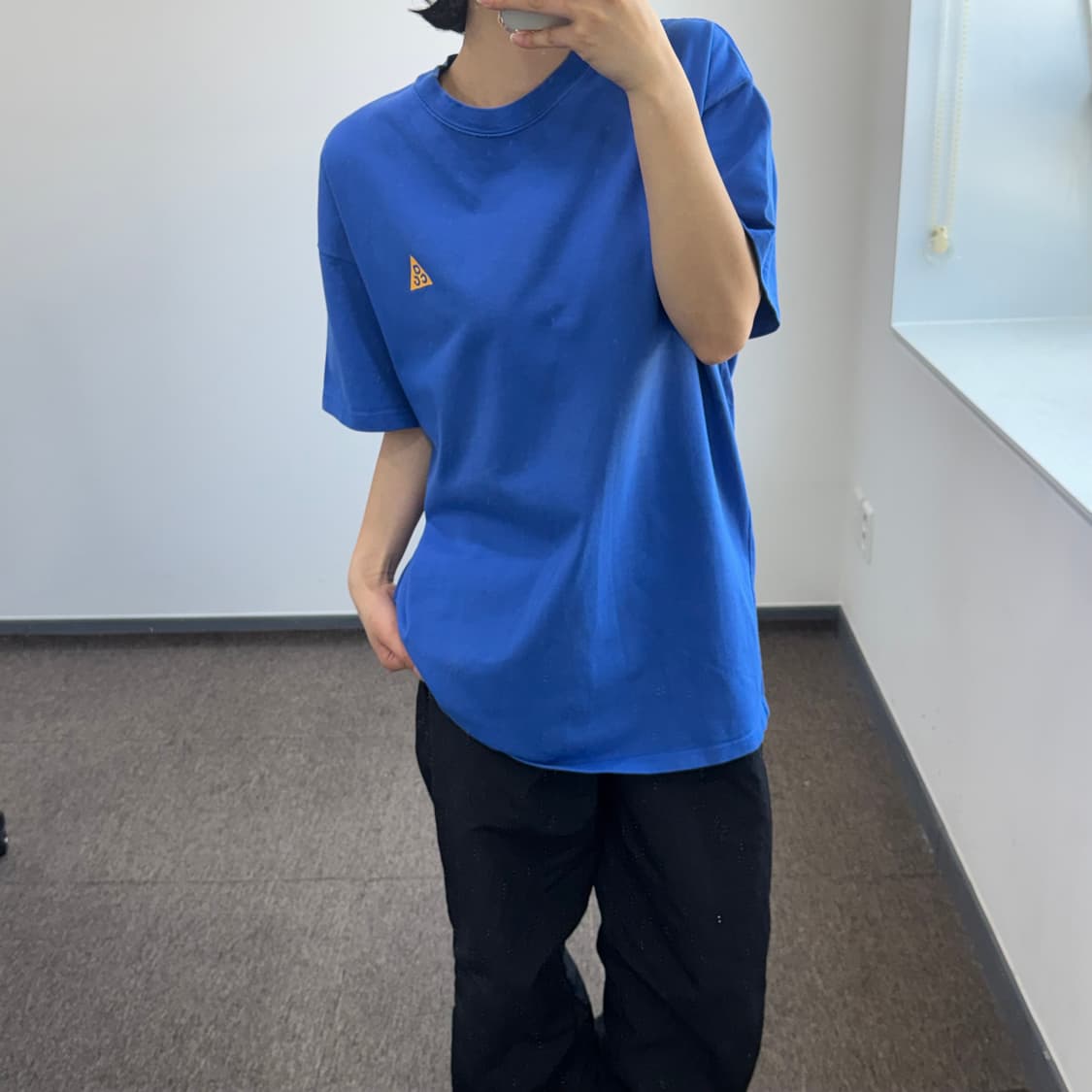 ACG Nike 나이키 스몰 로고 블루 반팔티 상품이미지2