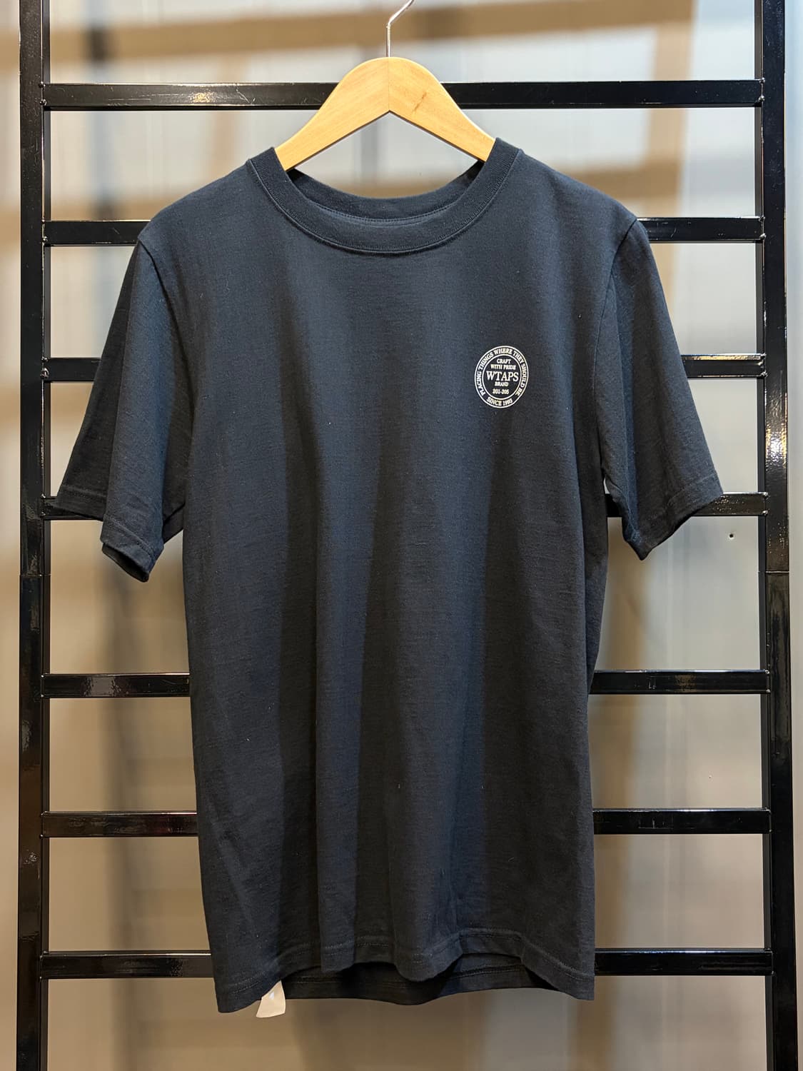 [1] WTAPS 더블탭스 블랙 서클로고 티셔츠 면100% 일본산 8.9 상품이미지1