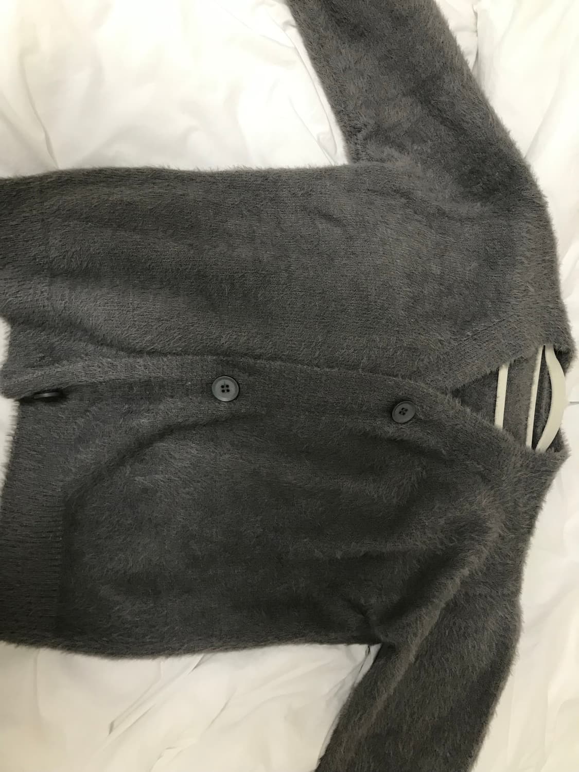 그레이 브러쉬 가디건 상품이미지2