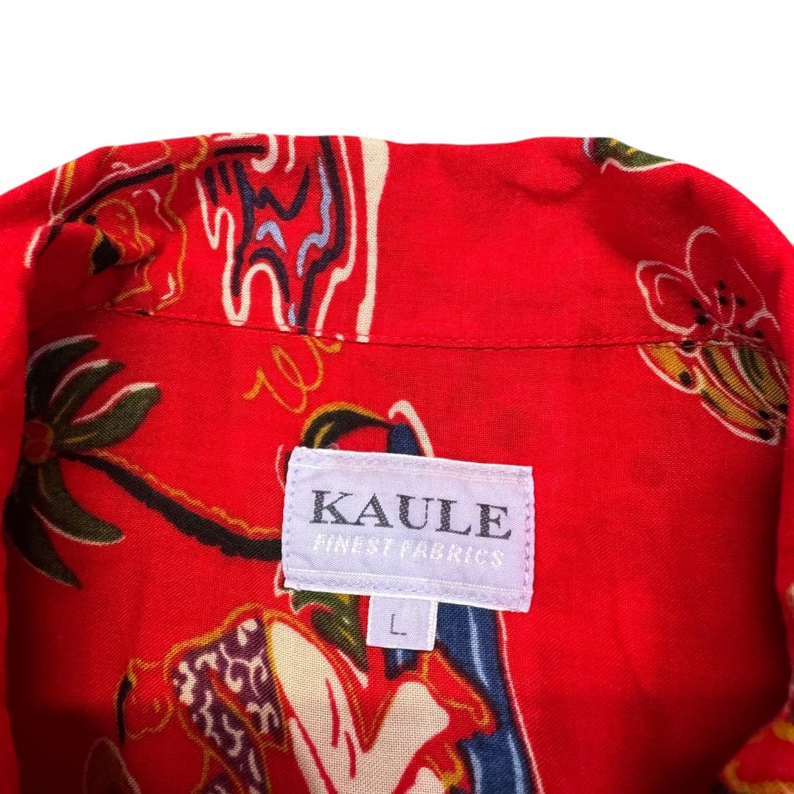 KAULE 레이온 하와이안 셔츠 (L) 상품이미지3