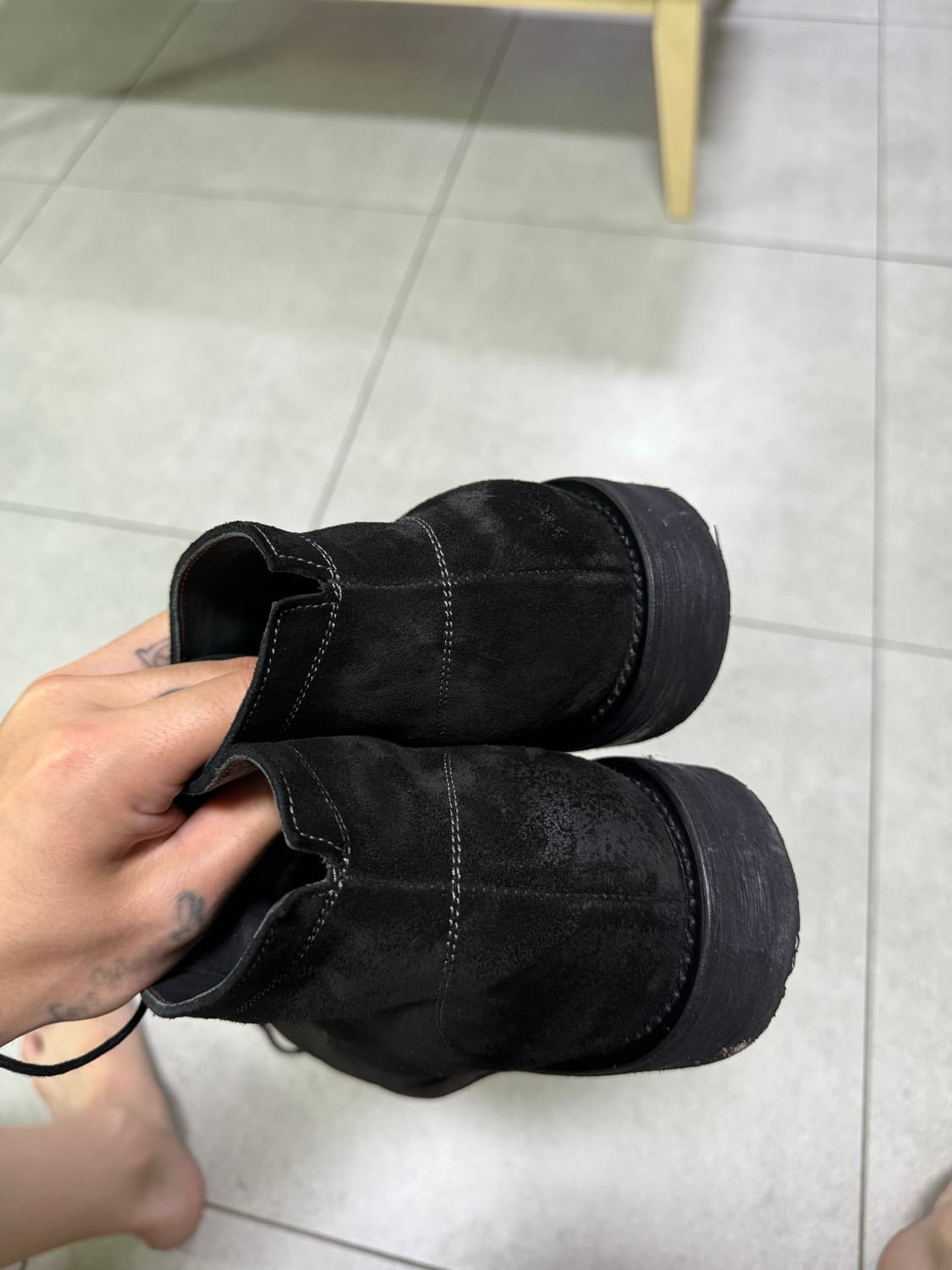 그라더스 부츠 02 스웨이드 블랙 260 상품이미지8