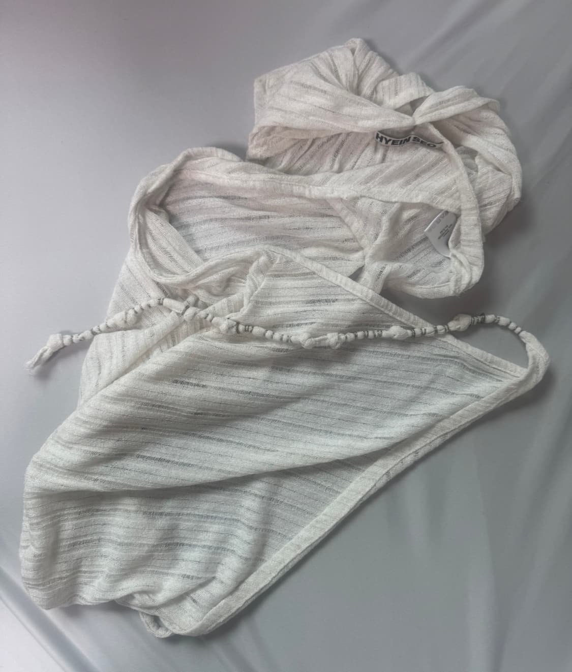 정가32만5천 혜인서 hyeinseo hooded halter top 상품이미지2