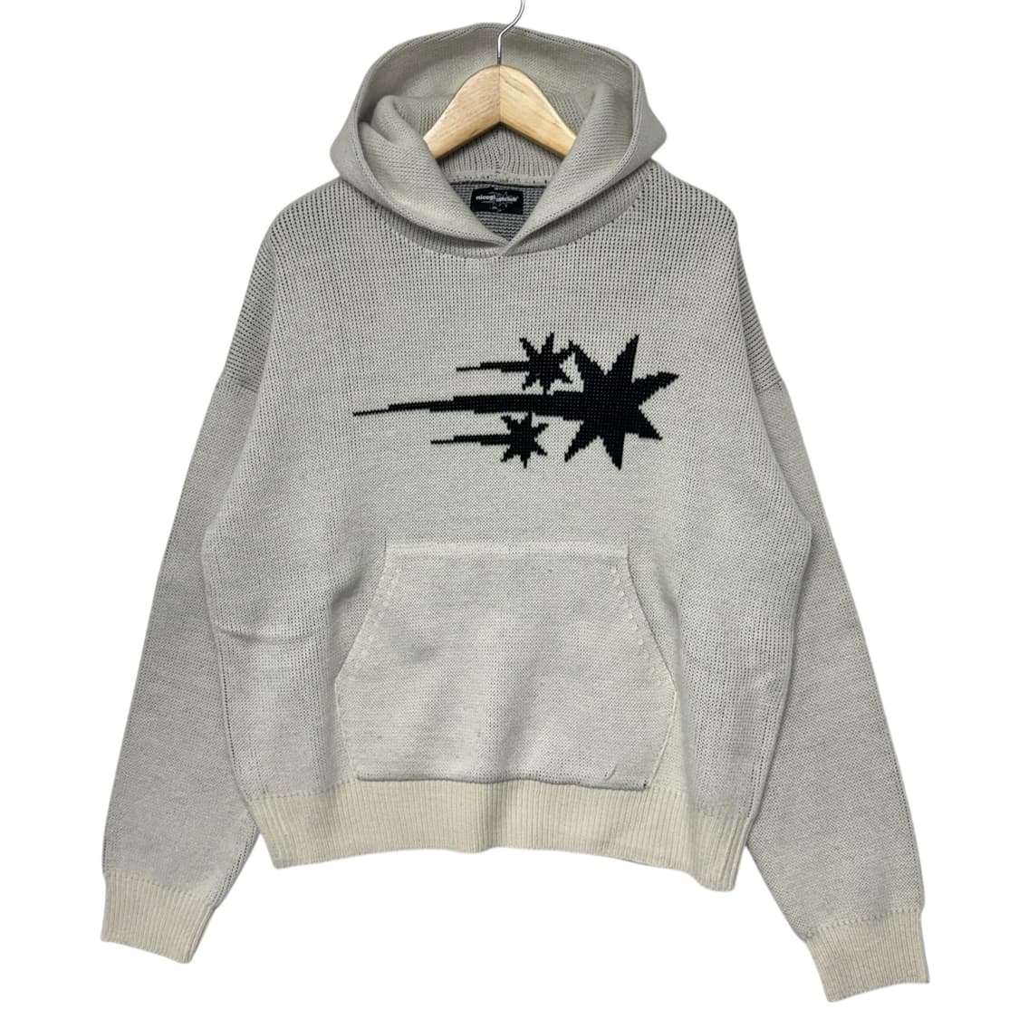 나이스고스트클럽 스타로고 니트후드 상품이미지1