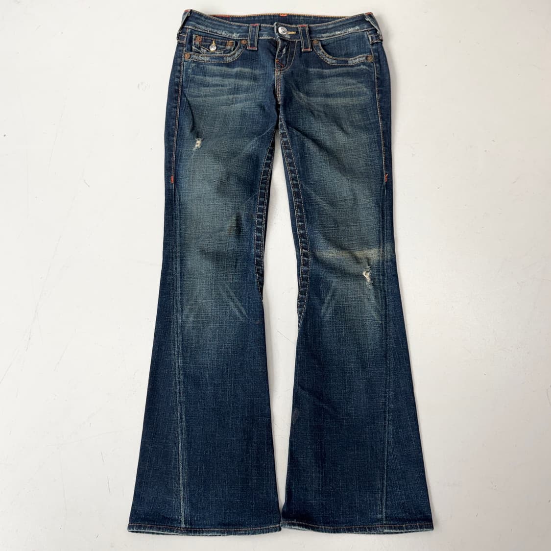 트루릴리전 Y2K 조이 부츠컷 데님팬츠 상품이미지2