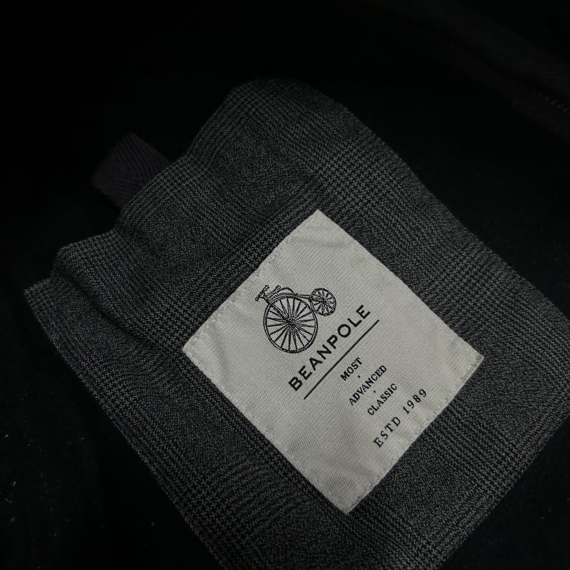 빈폴 체크 퀼팅 자켓 그레이 XL 상품이미지3