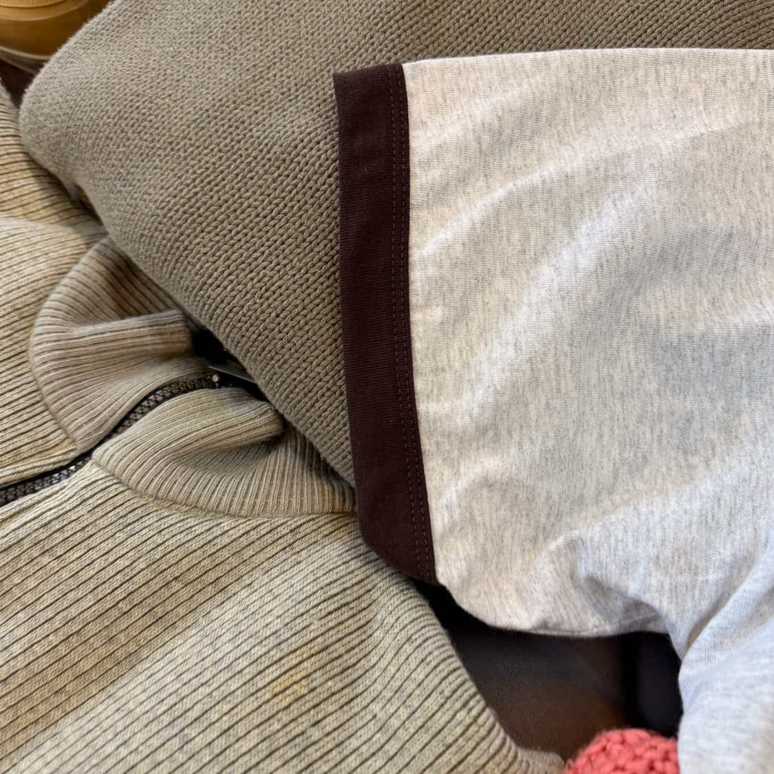 90S USA 미국스포츠 링거티 멜란지 XL 상품이미지3