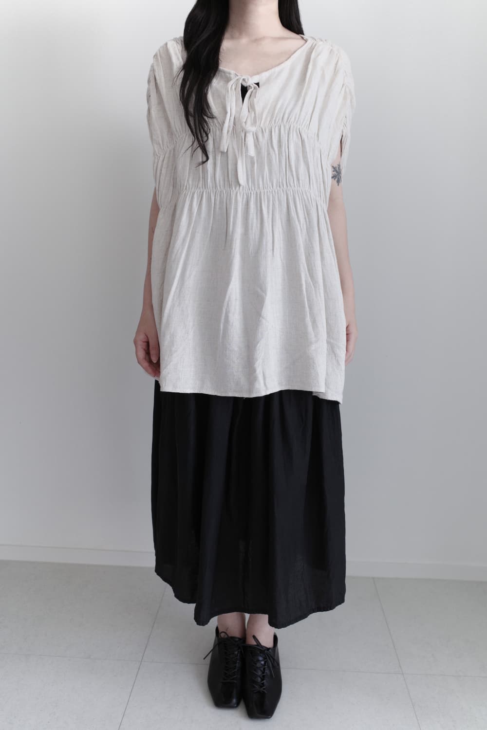 shirring blouse 상품이미지5