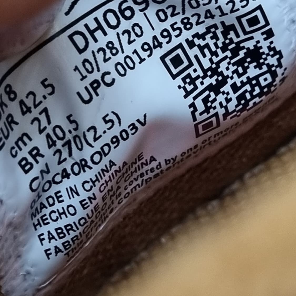 나이키 에어조던 6 레트로 트래비스 스캇 미드 270 상품이미지6