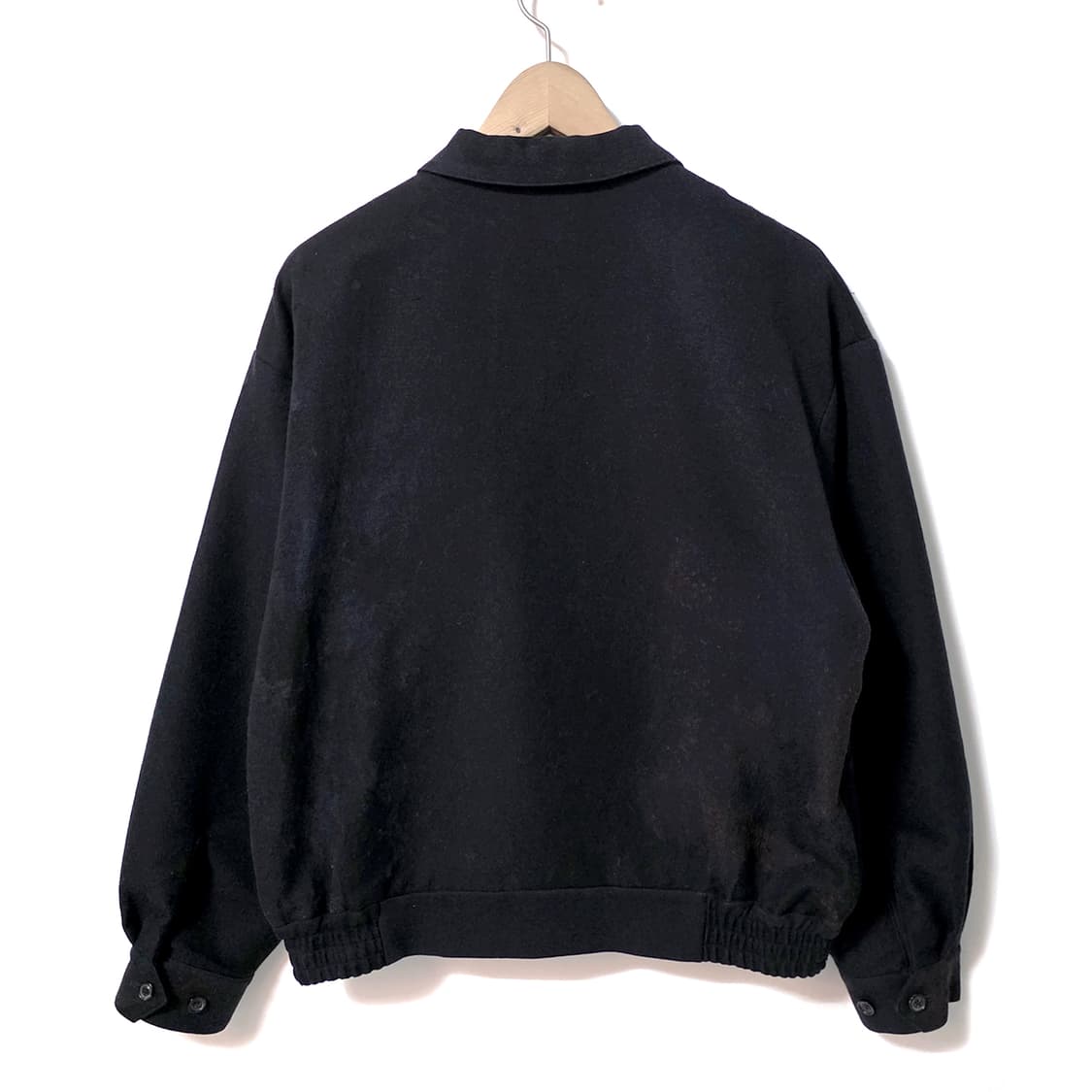 [M] 요크 22AW 자카드 루즈드 집 블루종 자켓 네이비 상품이미지2