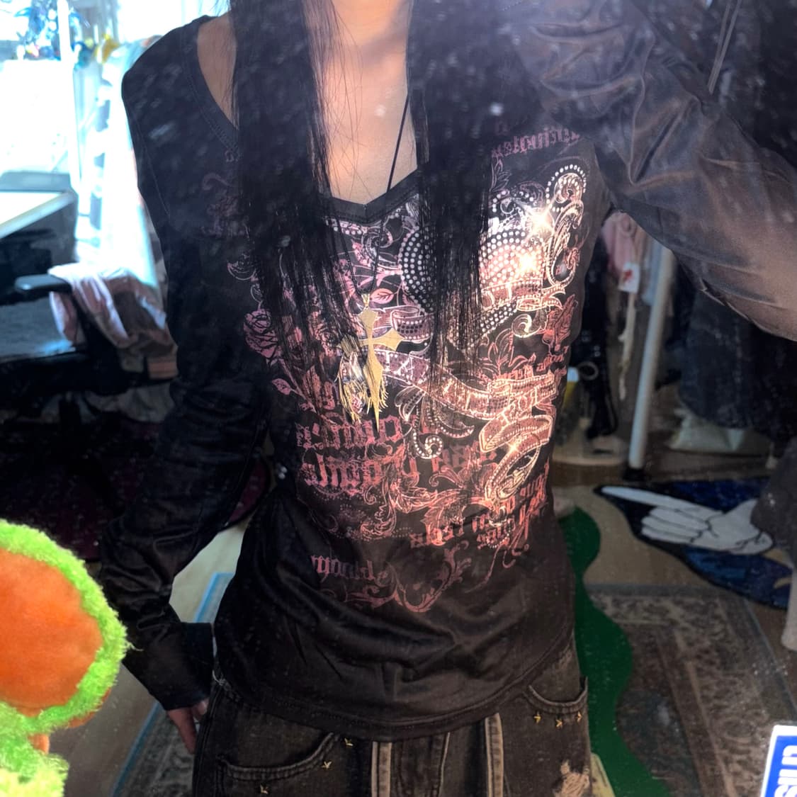 Punk Tribal Tattoo Long Sleeve 상품이미지2